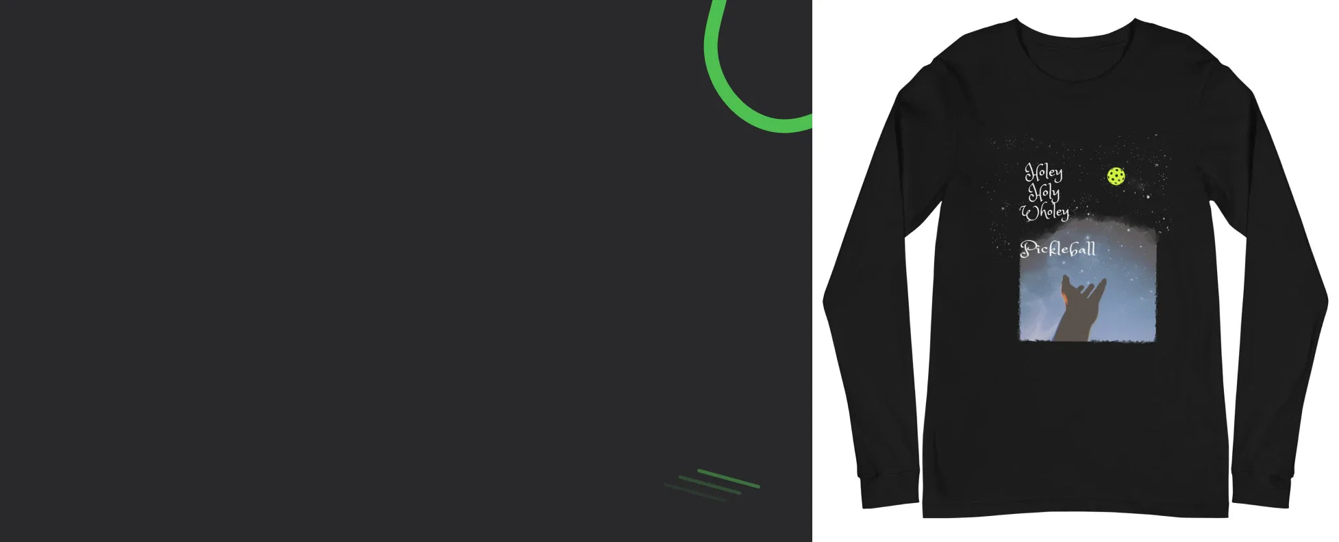 Unisex Pickleball Long Sleeve Tee
