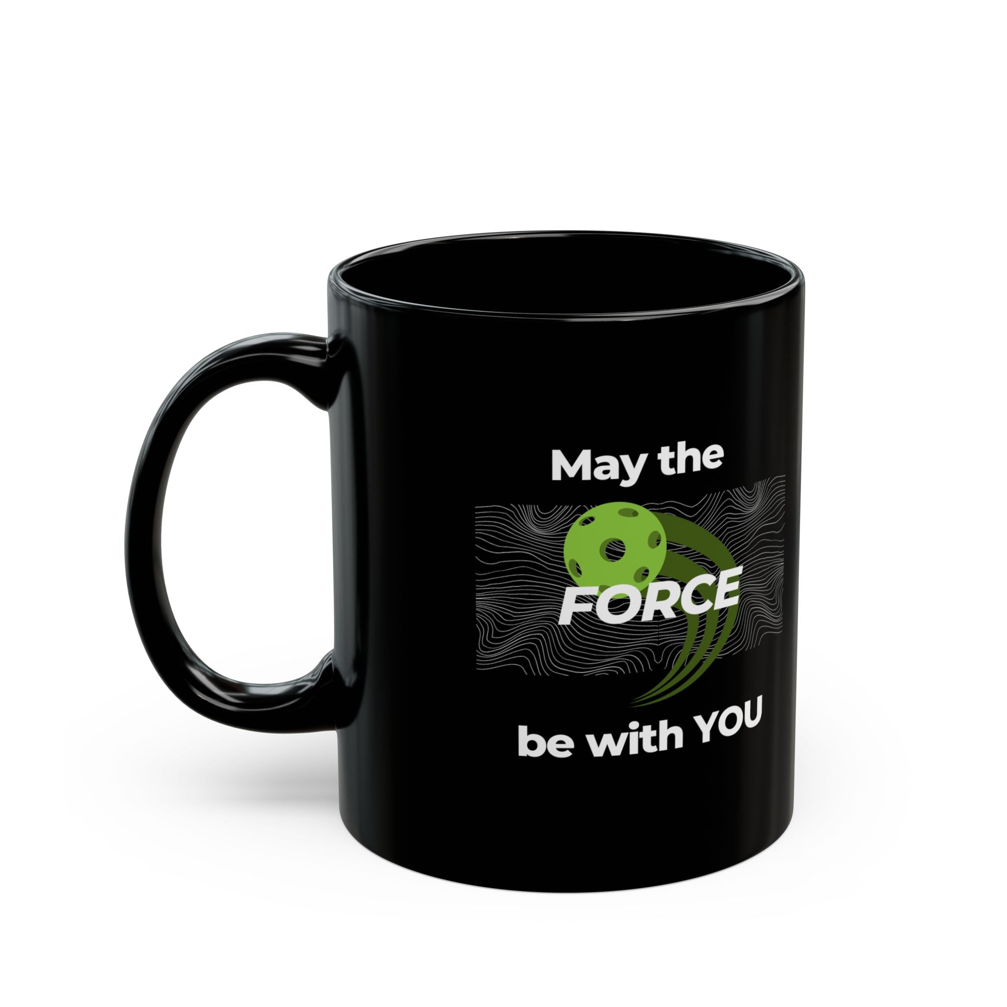 Black Mug (11oz) - May The Force Be With You