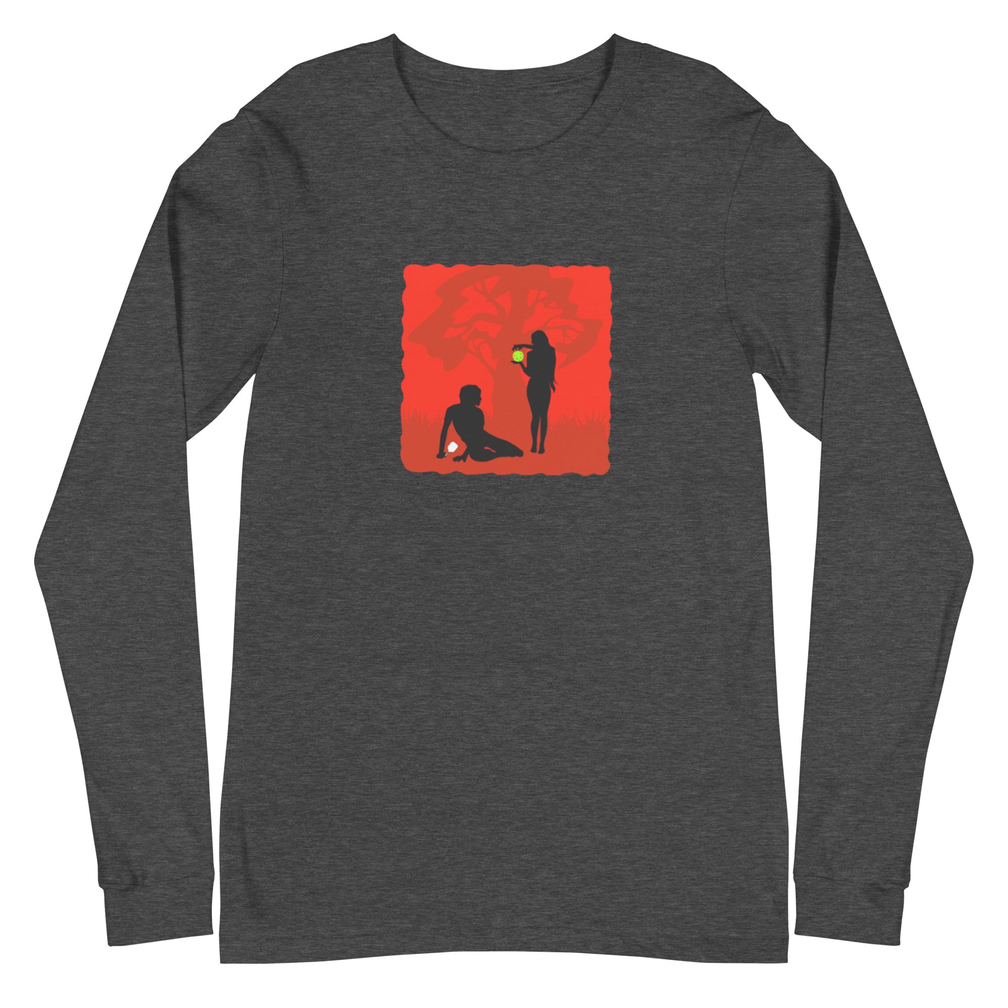 Unisex Pickleball Long-sleeve Tee - In the Beginning (Image Only)