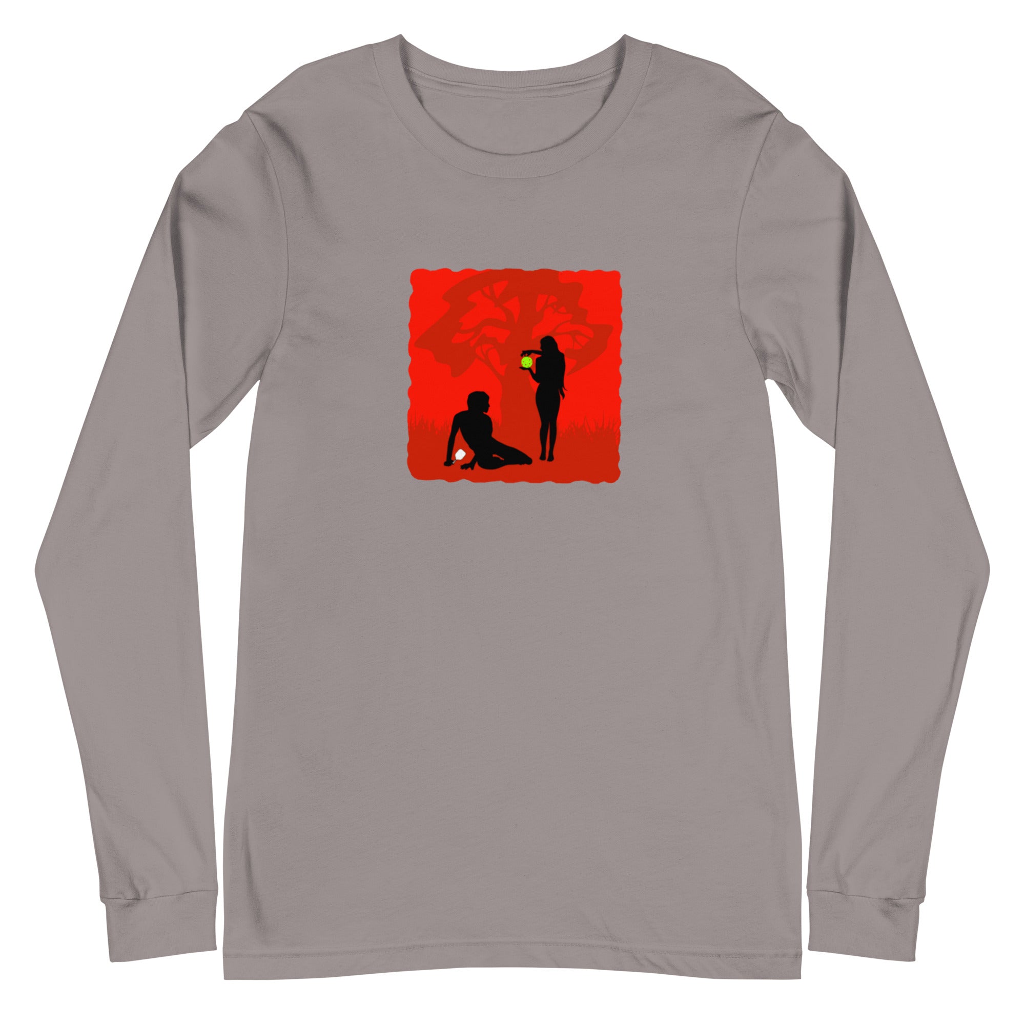 Unisex Pickleball Long-sleeve Tee - In the Beginning (Image Only)