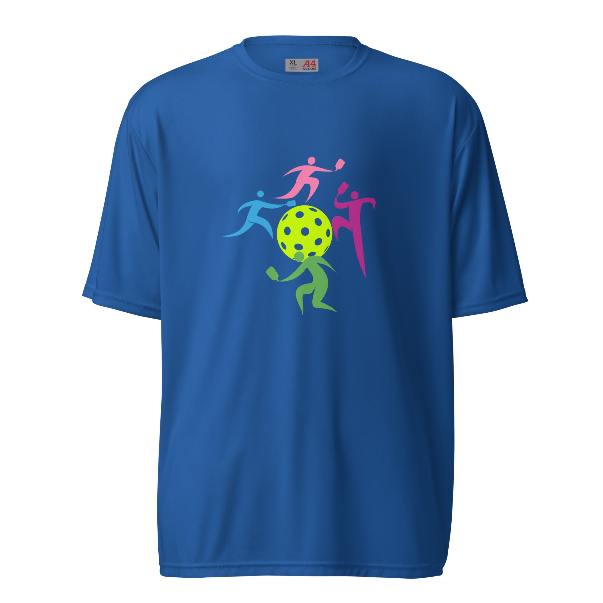 Pickleball Performance T-shirts, Unisex - Pickleball Dancing Figures