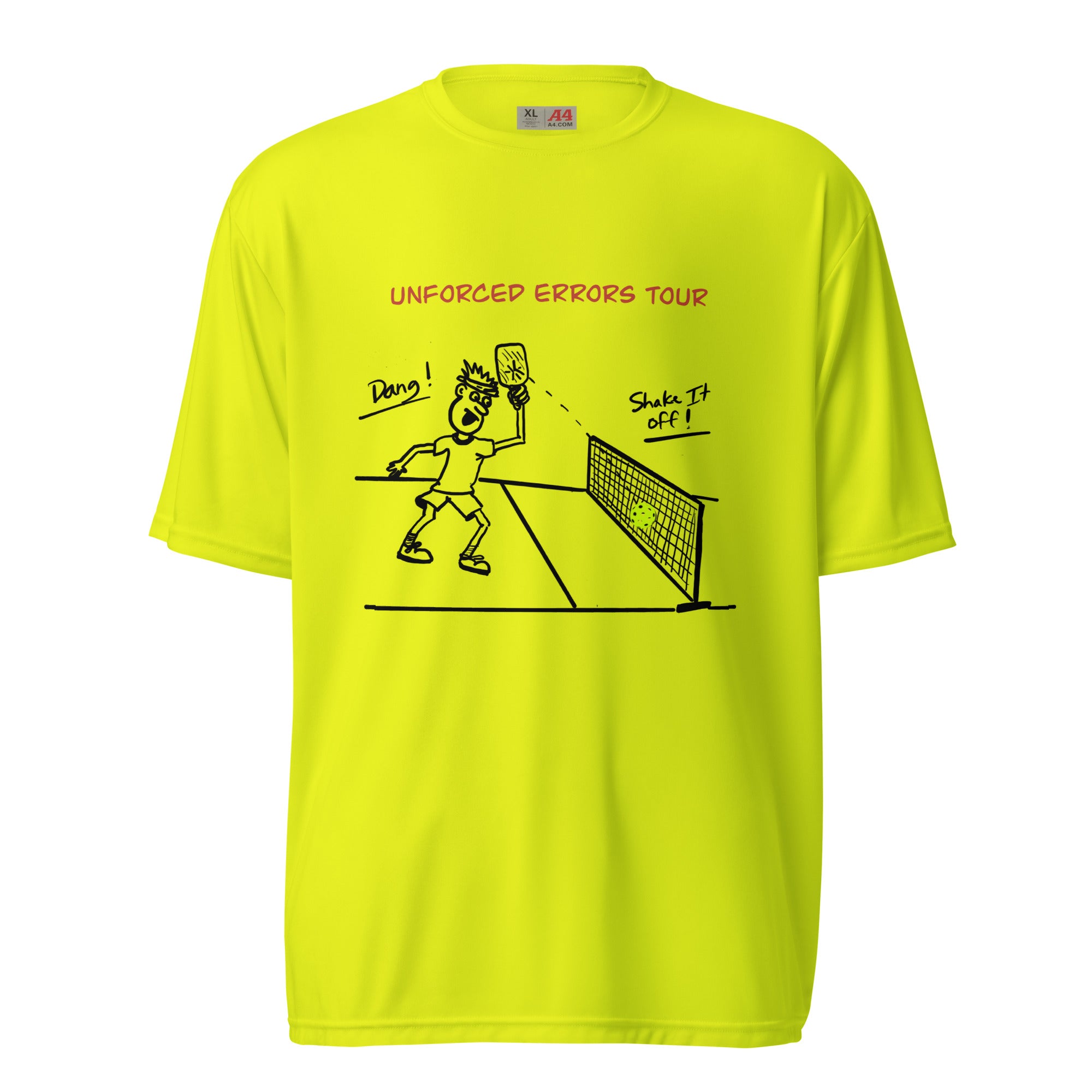 Unisex Pickleball Performance T-shirts - Unforced Errors Tour