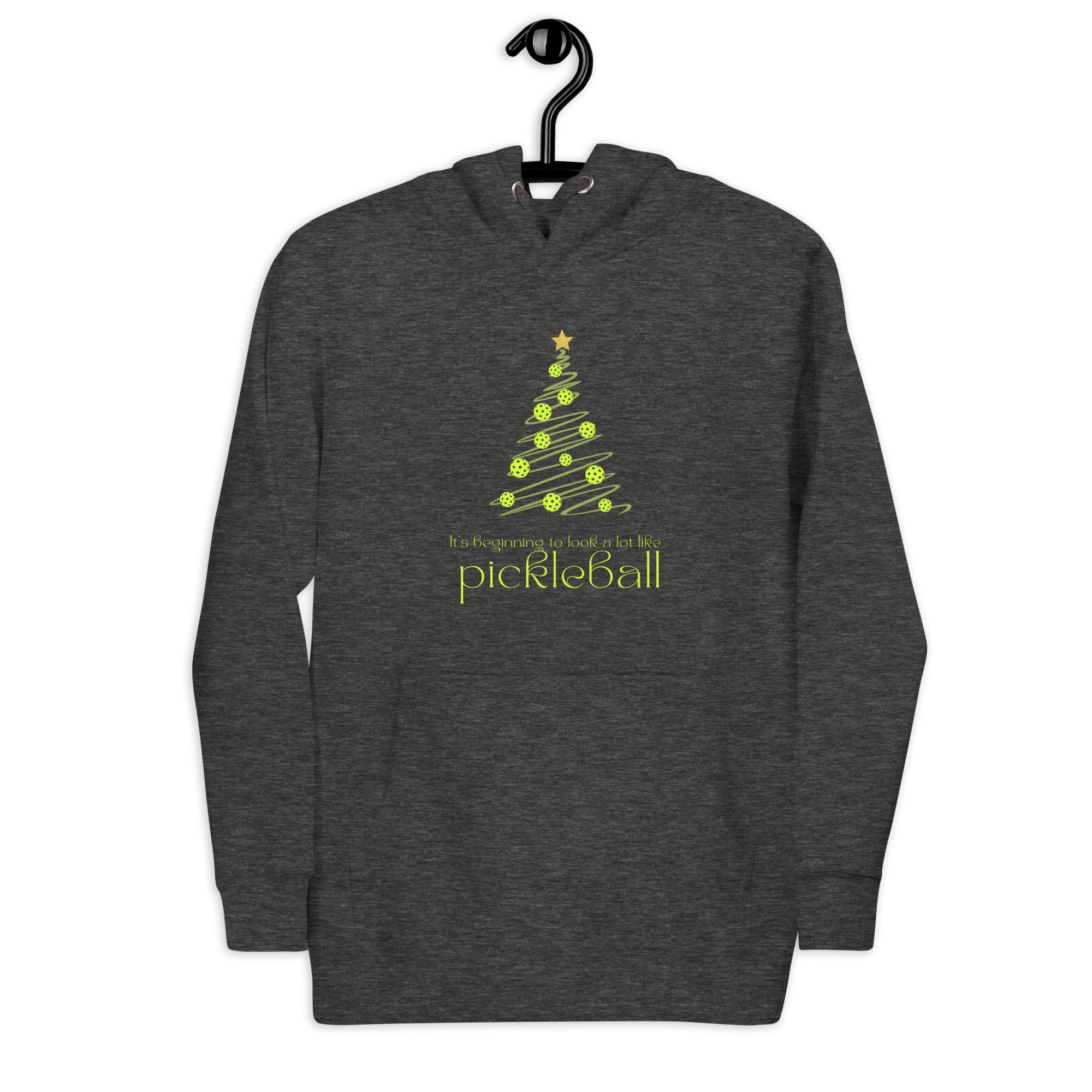 Christmas Pickleball Hoodie, Unisex - Xmas - It's Beginning to Look a Lot Like Pickleball