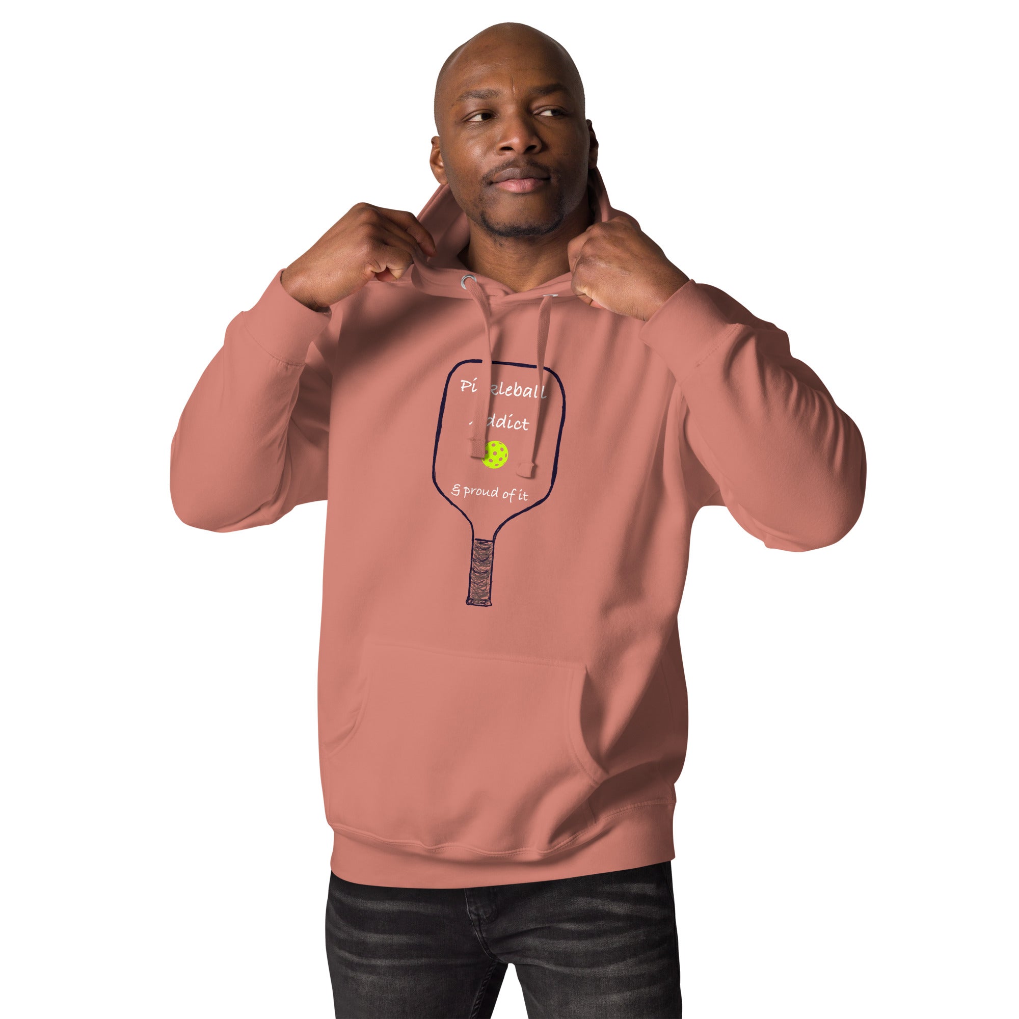 Unisex Premium Pickleball Hoodie - Pickleball Addict & Proud of It