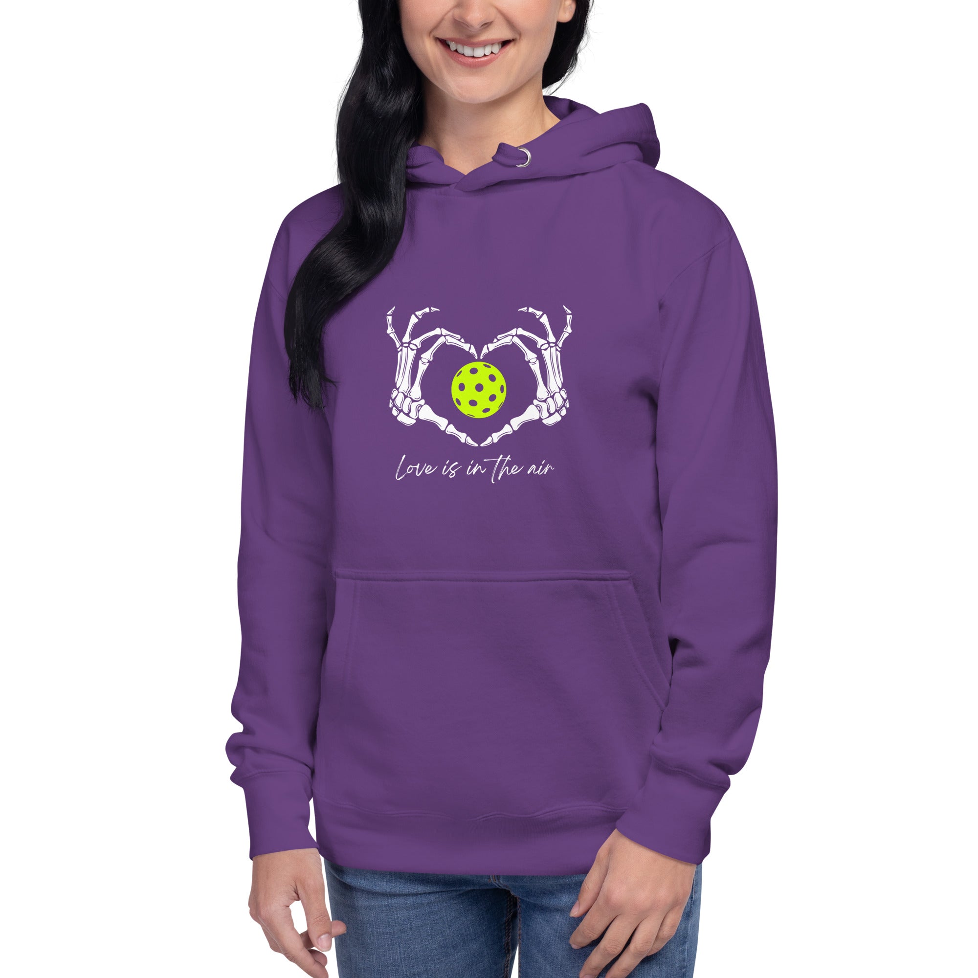 Pickleball Hoodie, Unisex Premium Quality Hoodie - Love Is In the Air