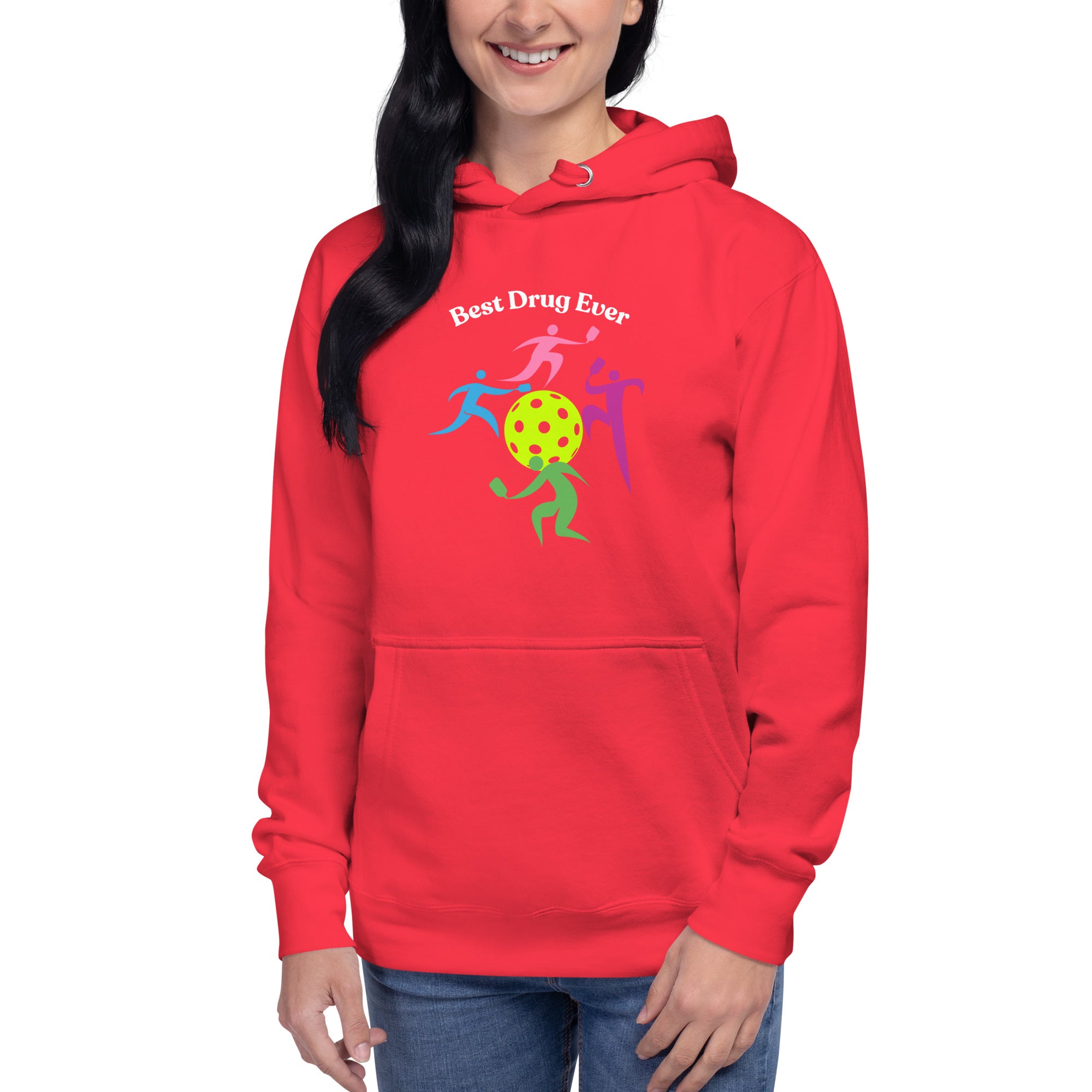 Premium Pickleball Hoodie - Best Drug Ever, Unisex