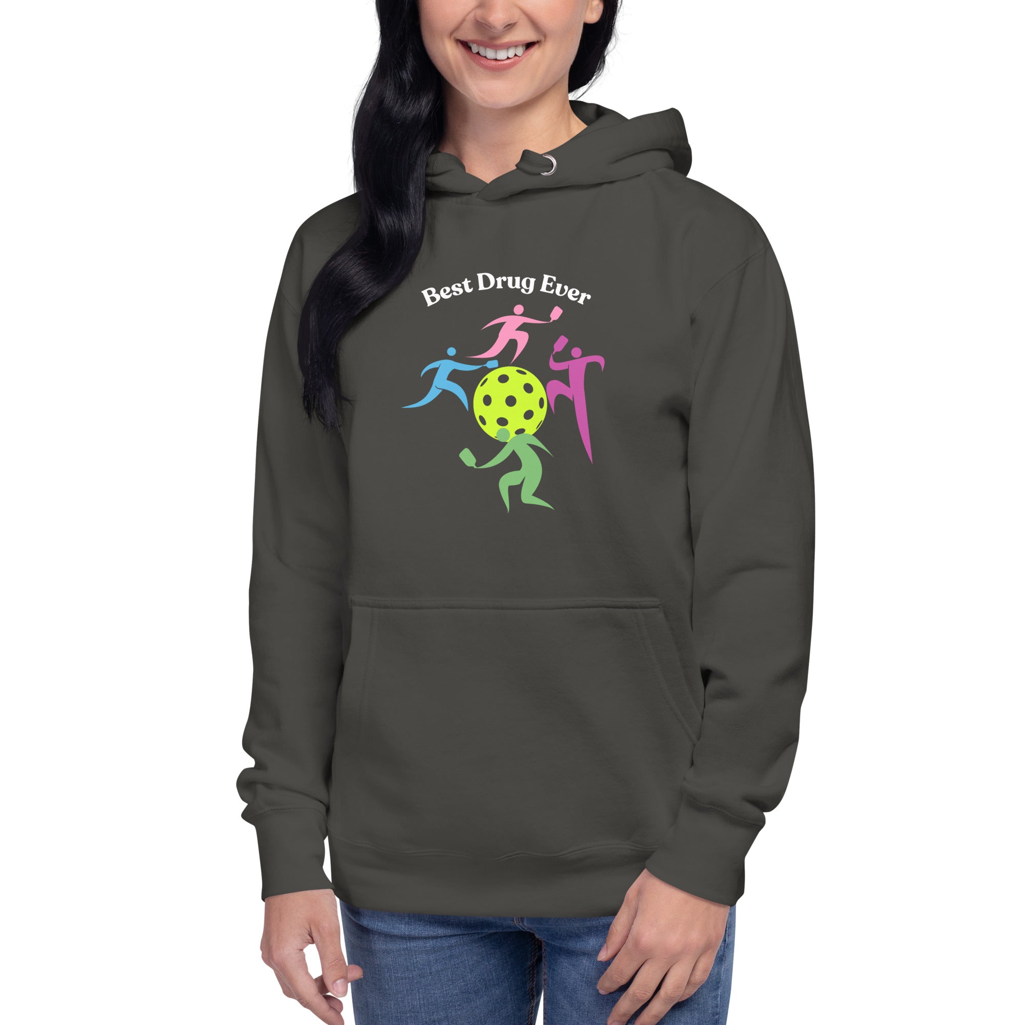 Premium Pickleball Hoodie - Best Drug Ever, Unisex