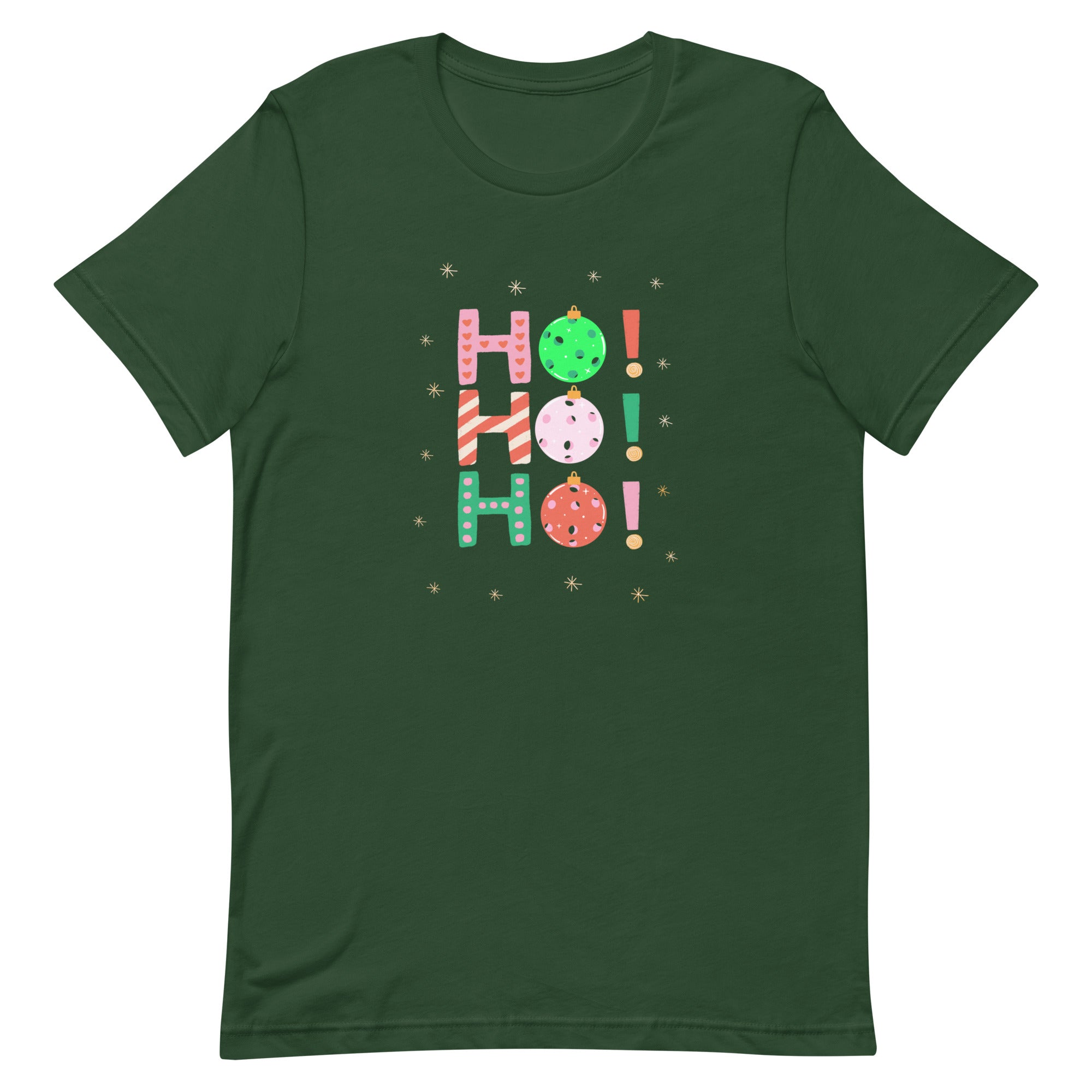 Christmas Pickleball t-shirt, Unisex, Pickleball Shirt - Xmas Ho Ho Ho!