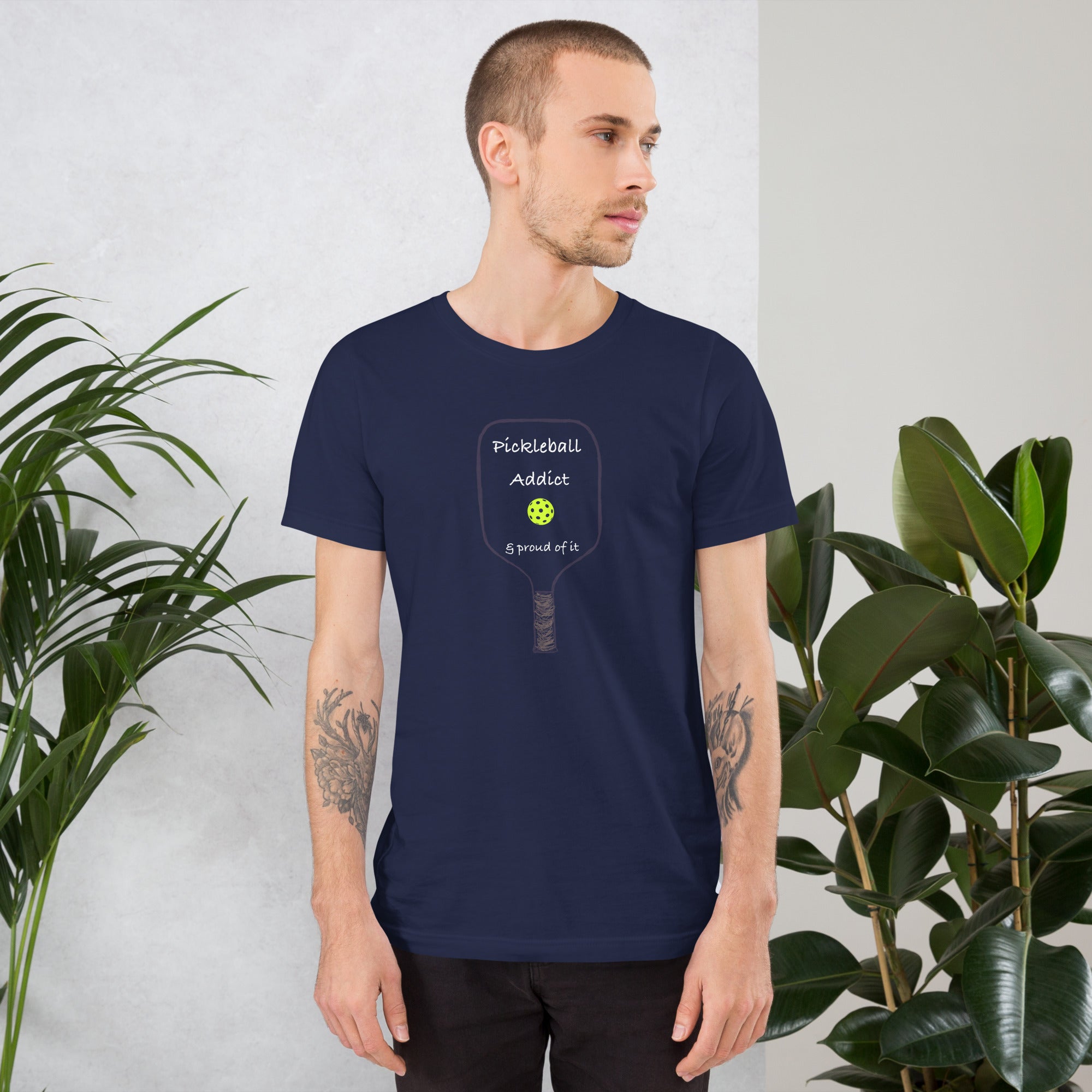 Pickleball Unisex t-shirt - Pickleball Addict & Proud of It