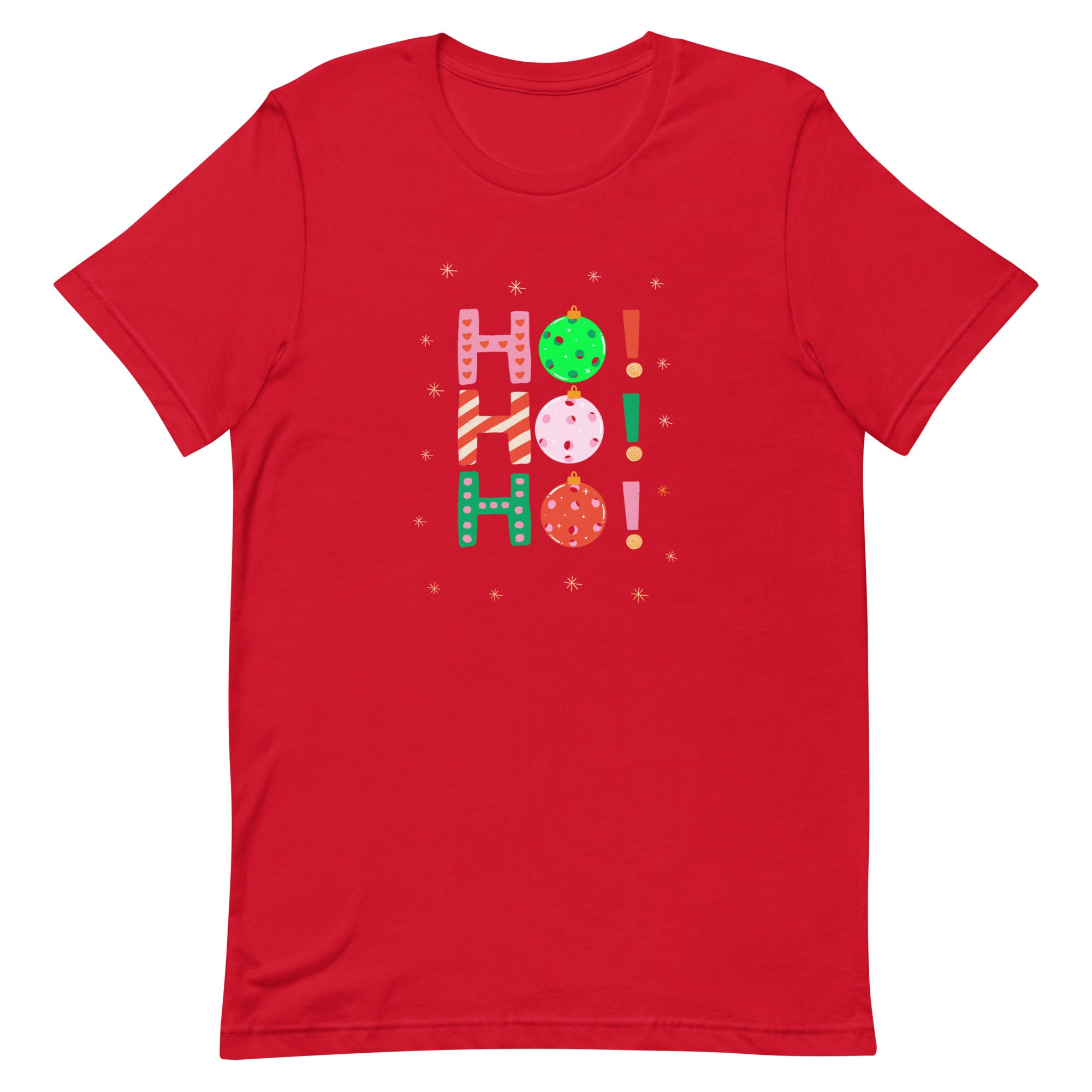 Christmas Pickleball t-shirt, Unisex, Pickleball Shirt - Xmas Ho Ho Ho!