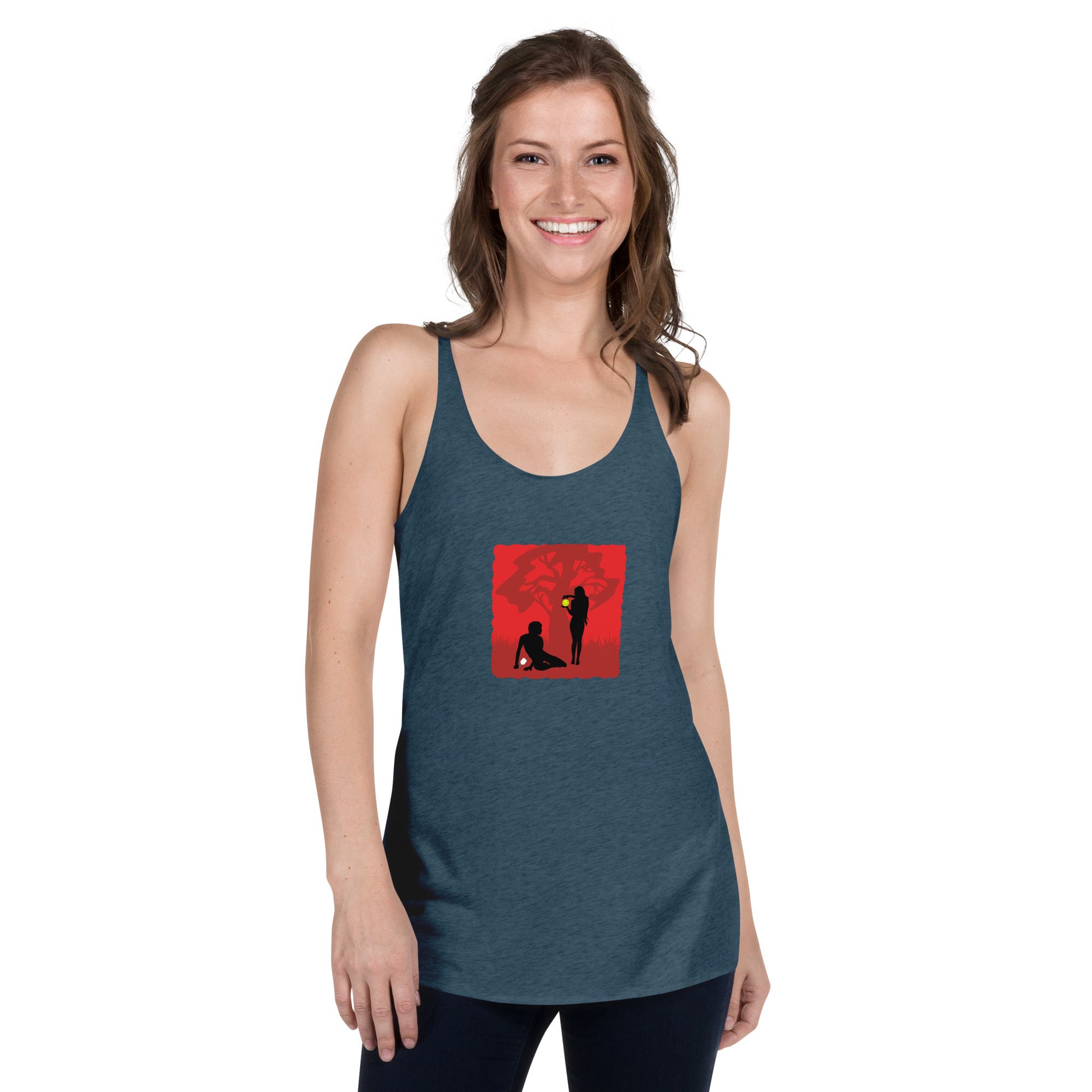 Women's Pickleball Racerback Tank -  In the Beginning (Image Only)