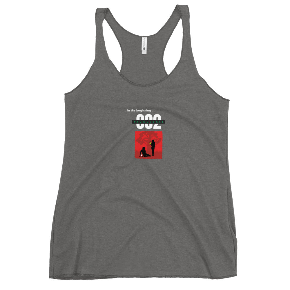 Women's Pickleball Racerback Tank - In the Beginning