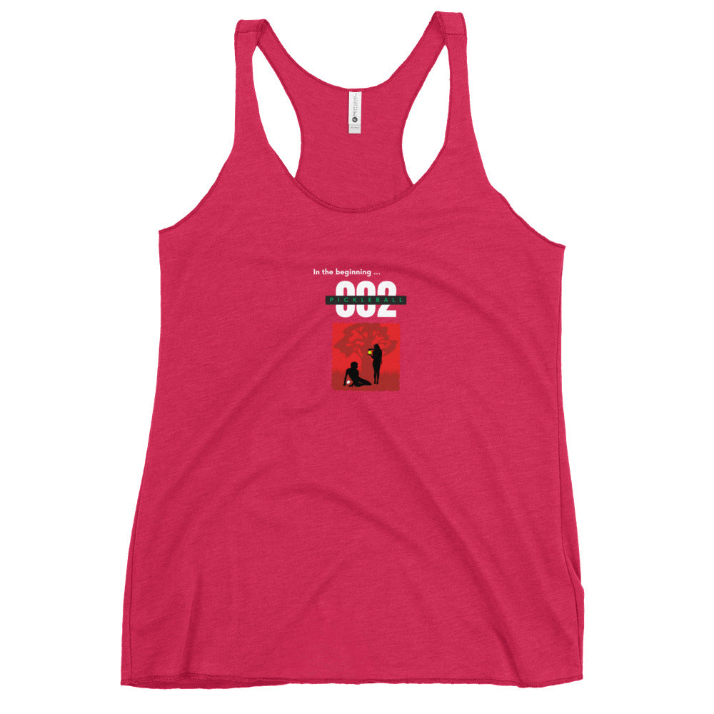 Women's Pickleball Racerback Tank - In the Beginning